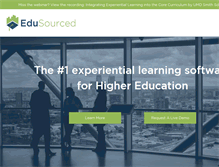 Tablet Screenshot of edusourced.com